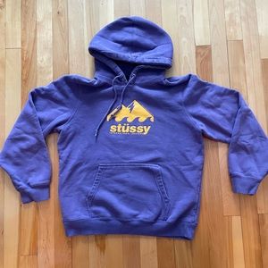 Purple Stussy Hoodie